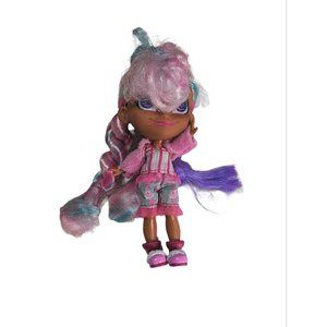 Hairdorables Dee Dee Doll Series 3 2017 Slumber Party 5" Pink Green White Hair